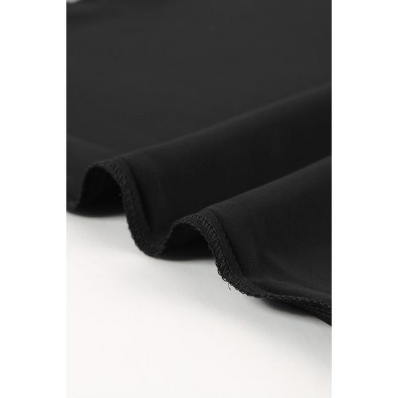 Azura Exchange  Black Flounced Tank Top - Picture 11 of 15